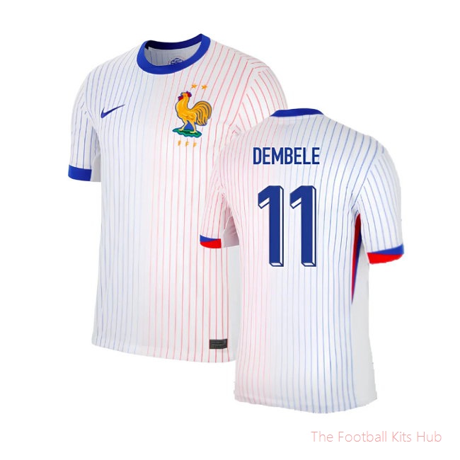 2024-2025 France Away Shirt (Dembele 11)-unisoccer store